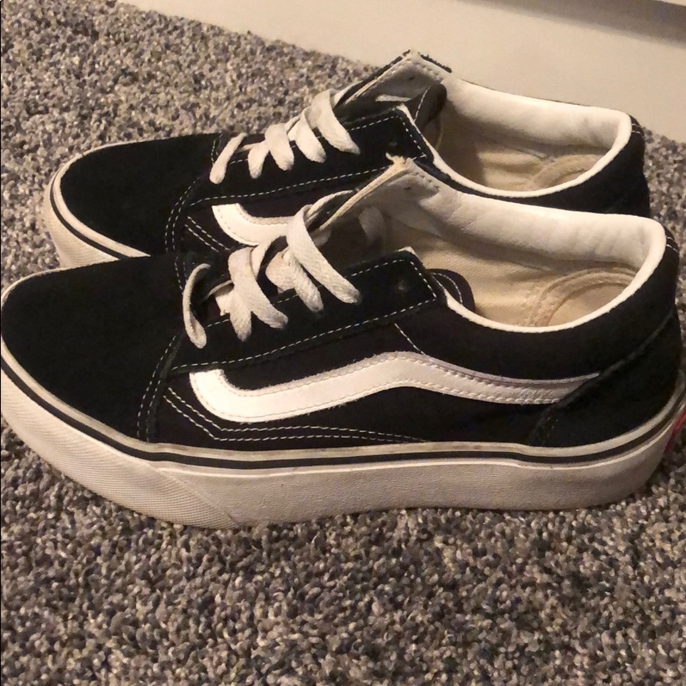 Platform vans old skool